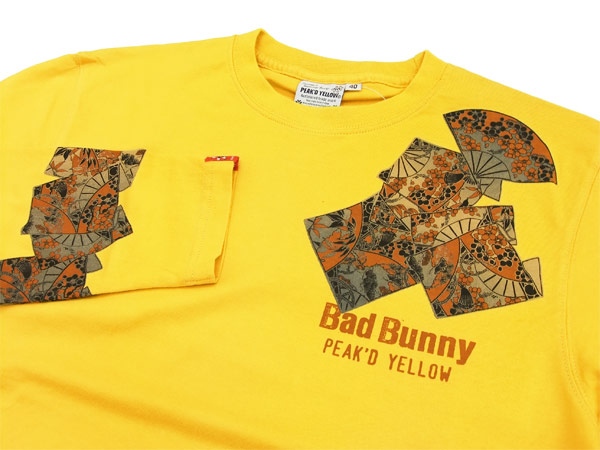 ピークドイエロー 長袖Tシャツ PYLT-180 ギター Peak'd Yellow エフ