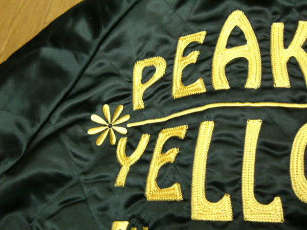 スカジャン PYSK-1007 KISS MY TATOO: Peaked Yellow ピークド